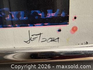 MaxSold Auction: Signed Framed Silkscreen Print - RPM by Jet - Toronto (Ontario, Canada) SELLER MANAGED Reseller Online Auction - Kempsell Crescent