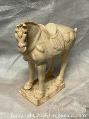 MaxSold Auction: Ceramic Chinese Tang Dynasty Horse Sculpture - Markham (Ontario, Canada) SELLER MANAGED Estate Sale Online Auction - Copper Creek Drive (STORAGE)