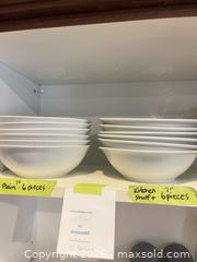 MaxSold Auction: 12 White Bowls  - Grimsby (Ontario, Canada) PARTNER MANAGED Downsizing Online Auction - Dorchester Drive              