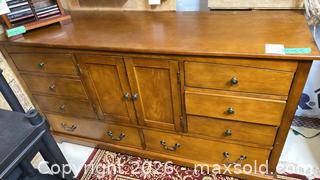 MaxSold Auction: 8 Drawer Wooden Dresser  - Grimsby (Ontario, Canada) PARTNER MANAGED Downsizing Online Auction - Dorchester Drive              
