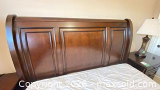 MaxSold Auction: Ashley Porter Sleigh Queen bed only(mattress not included) - Grimsby (Ontario, Canada) PARTNER MANAGED Downsizing Online Auction - Dorchester Drive              