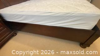 MaxSold Auction: Ashley Porter Sleigh Queen bed only(mattress not included) - Grimsby (Ontario, Canada) PARTNER MANAGED Downsizing Online Auction - Dorchester Drive              