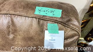 MaxSold Auction: Ashley PU Leather Loveseat  - Grimsby (Ontario, Canada) PARTNER MANAGED Downsizing Online Auction - Dorchester Drive              