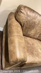 MaxSold Auction: Ashley PU Leather Loveseat  - Grimsby (Ontario, Canada) PARTNER MANAGED Downsizing Online Auction - Dorchester Drive              