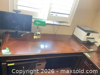 MaxSold Auction: Ashley Wooden Desk and Matching Table - Grimsby (Ontario, Canada) PARTNER MANAGED Downsizing Online Auction - Dorchester Drive              