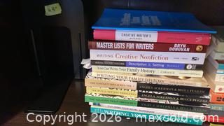 MaxSold Auction: Assorted Book for Writing a Book - Grimsby (Ontario, Canada) PARTNER MANAGED Downsizing Online Auction - Dorchester Drive              