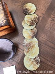 MaxSold Auction: Coaster Set and Decorative Box  - Grimsby (Ontario, Canada) PARTNER MANAGED Downsizing Online Auction - Dorchester Drive              