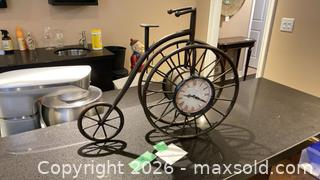 MaxSold Auction: Decorative bicycle clock - Grimsby (Ontario, Canada) PARTNER MANAGED Downsizing Online Auction - Dorchester Drive              