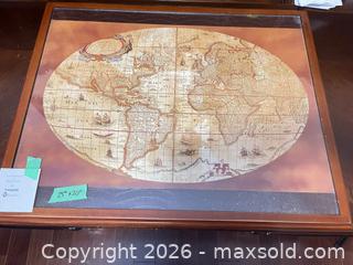 MaxSold Auction: Globe Art Desk Topper  - Grimsby (Ontario, Canada) PARTNER MANAGED Downsizing Online Auction - Dorchester Drive              