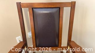 MaxSold Auction: Mission Style Wood Rocking Chair  - Grimsby (Ontario, Canada) PARTNER MANAGED Downsizing Online Auction - Dorchester Drive              