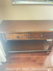 MaxSold Auction: Porter Console Table by Ashley - Grimsby (Ontario, Canada) PARTNER MANAGED Downsizing Online Auction - Dorchester Drive              