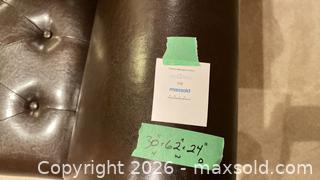 MaxSold Auction: PU leather lounger with storage - Grimsby (Ontario, Canada) PARTNER MANAGED Downsizing Online Auction - Dorchester Drive              