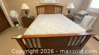 MaxSold Auction: Queen bed and mattress  - Grimsby (Ontario, Canada) PARTNER MANAGED Downsizing Online Auction - Dorchester Drive              