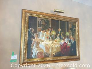 MaxSold Auction: Replica Painting Dinner Scene - Grimsby (Ontario, Canada) PARTNER MANAGED Downsizing Online Auction - Dorchester Drive              