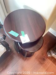 MaxSold Auction: Set of 2 round tables  - Grimsby (Ontario, Canada) PARTNER MANAGED Downsizing Online Auction - Dorchester Drive              