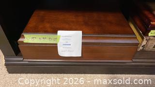 MaxSold Auction: Small Wooden chest - Grimsby (Ontario, Canada) PARTNER MANAGED Downsizing Online Auction - Dorchester Drive              