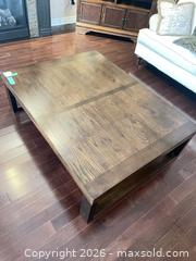 MaxSold Auction: Trestle Coffee Table  - Grimsby (Ontario, Canada) PARTNER MANAGED Downsizing Online Auction - Dorchester Drive              