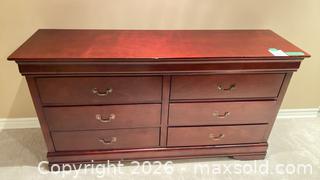 MaxSold Auction: Wooden 6 drawer dresser - Grimsby (Ontario, Canada) PARTNER MANAGED Downsizing Online Auction - Dorchester Drive              