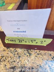 MaxSold Auction: Wooden Bowl, Tray and Metal Bowls  - Grimsby (Ontario, Canada) PARTNER MANAGED Downsizing Online Auction - Dorchester Drive              