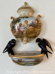 MaxSold Auction: Antique Porcelain Wall Pocket Fountain - Oak Bay (British Columbia, Canada) SELLER MANAGED Estate Sale Online Auction - Esplanade