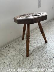 MaxSold Auction: Carved Wooden Stool - Oak Bay (British Columbia, Canada) SELLER MANAGED Estate Sale Online Auction - Esplanade