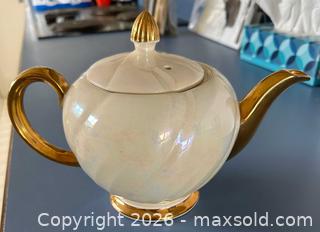 MaxSold Auction: Ellgreave Pottery Iridescent Ivory & Gold Teapot - Oak Bay (British Columbia, Canada) SELLER MANAGED Estate Sale Online Auction - Esplanade