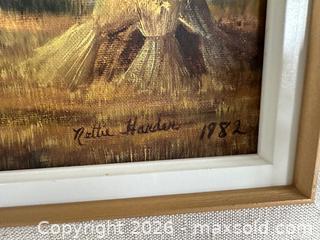 MaxSold Auction: Oil Painting by Nettie Harder 1982 - Oak Bay (British Columbia, Canada) SELLER MANAGED Estate Sale Online Auction - Esplanade
