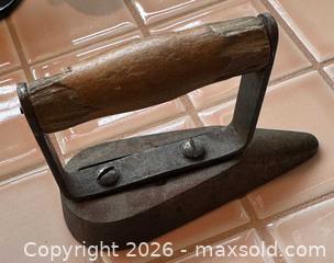 MaxSold Auction: Vintage Small Cast Iron & Antique Wool Stretcher - Oak Bay (British Columbia, Canada) SELLER MANAGED Estate Sale Online Auction - Esplanade
