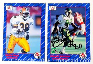 MaxSold Auction: 1991 AUTOGRAPHED CFL FOOTBALL CARDS - Kingston (Ontario, Canada) SELLER MANAGED Downsizing Online Auction - Rosemund Crescent
