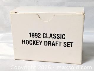 MaxSold Auction: 1992 CLASSIC HOCKEY DRAFT CARD SET - Kingston (Ontario, Canada) SELLER MANAGED Downsizing Online Auction - Rosemund Crescent
