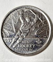 MaxSold Auction: 2002 MEN'S HOCKEY OLYMPIC TEAM CANADIAN QUARTER - Kingston (Ontario, Canada) SELLER MANAGED Downsizing Online Auction - Rosemund Crescent