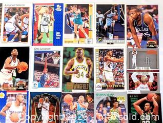 MaxSold Auction: BASKETBALL MIXED CARD LOT OF 24 - Kingston (Ontario, Canada) SELLER MANAGED Downsizing Online Auction - Rosemund Crescent