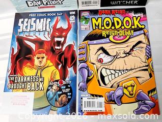 MaxSold Auction: COMIC BOOK LOT OF 4 - Kingston (Ontario, Canada) SELLER MANAGED Downsizing Online Auction - Rosemund Crescent