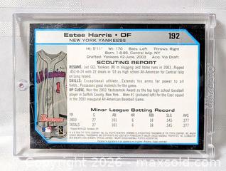 MaxSold Auction: ESTEE HARRIS FIRST YEAR BASEBALL CARD - JERSEY SWATCH - Kingston (Ontario, Canada) SELLER MANAGED Downsizing Online Auction - Rosemund Crescent