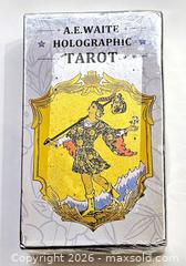 MaxSold Auction: HOLOGRAPHIC TAROT CARDS - NEW - Kingston (Ontario, Canada) SELLER MANAGED Downsizing Online Auction - Rosemund Crescent