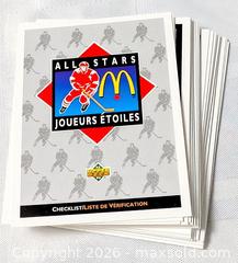 MaxSold Auction: MCDONALD'S NHL ALL STAR PLAYER CARD LOT - Kingston (Ontario, Canada) SELLER MANAGED Downsizing Online Auction - Rosemund Crescent