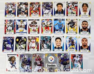 MaxSold Auction: NFL FOOTBALL PANINI STICKER LOT OF 27 - Kingston (Ontario, Canada) SELLER MANAGED Downsizing Online Auction - Rosemund Crescent