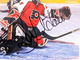 MaxSold Auction: RON HEXTALL HAND SIGNED NHL HOCKEY CARD - Kingston (Ontario, Canada) SELLER MANAGED Downsizing Online Auction - Rosemund Crescent