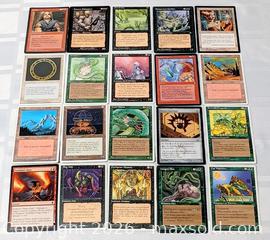 MaxSold Auction: VINTAGE MAGIC THE GATHERING TRADING GAME CARD LOT OF 20 CARDS - Kingston (Ontario, Canada) SELLER MANAGED Downsizing Online Auction - Rosemund Crescent