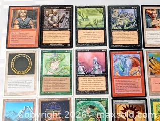 MaxSold Auction: VINTAGE MAGIC THE GATHERING TRADING GAME CARD LOT OF 20 CARDS - Kingston (Ontario, Canada) SELLER MANAGED Downsizing Online Auction - Rosemund Crescent