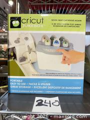 MaxSold Auction: 2 Cricut Jukebox Cartridge Storage Base - Warwick (Rhode Island, USA) SELLER MANAGED Reseller Online Auction - Warwick Avenue