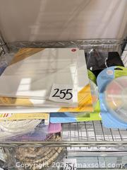 MaxSold Auction: Art supply lot with stretched canvases, brushes, pencils, chalk - Warwick (Rhode Island, USA) SELLER MANAGED Reseller Online Auction - Warwick Avenue