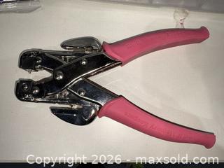 MaxSold Auction: Assorted Crafting Supplies Lot with Magnets, Tape, Eyelets, Punch - Warwick (Rhode Island, USA) SELLER MANAGED Reseller Online Auction - Warwick Avenue