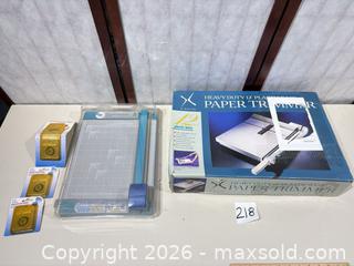 MaxSold Auction: BIDEX 12-inch Rotary Paper Trimmer with Replacement Blades - Warwick (Rhode Island, USA) SELLER MANAGED Reseller Online Auction - Warwick Avenue