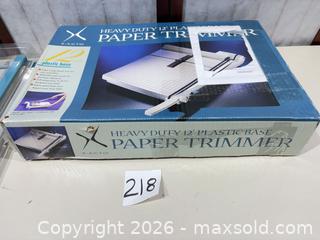MaxSold Auction: BIDEX 12-inch Rotary Paper Trimmer with Replacement Blades - Warwick (Rhode Island, USA) SELLER MANAGED Reseller Online Auction - Warwick Avenue