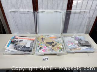 MaxSold Auction: Craft Supplies Lot with We R Memory Keepers Fuse, Cricut & Tools - Warwick (Rhode Island, USA) SELLER MANAGED Reseller Online Auction - Warwick Avenue