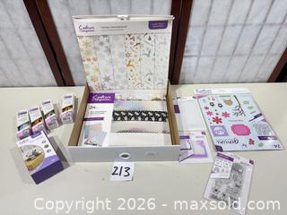 MaxSold Auction: Crafter's Companion & Gemini Craft Supply Lot — Paper, Dies, Foil - Warwick (Rhode Island, USA) SELLER MANAGED Reseller Online Auction - Warwick Avenue