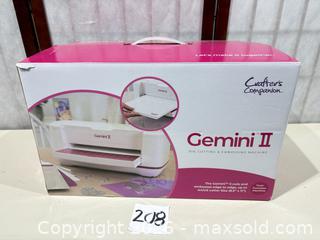 MaxSold Auction: Crafter's Companion Gemini II Die Cutting & Embossing Machine - Warwick (Rhode Island, USA) SELLER MANAGED Reseller Online Auction - Warwick Avenue