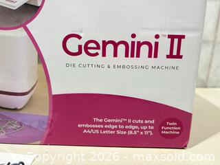 MaxSold Auction: Crafter's Companion Gemini II Die Cutting & Embossing Machine - Warwick (Rhode Island, USA) SELLER MANAGED Reseller Online Auction - Warwick Avenue