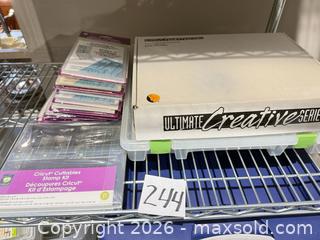 MaxSold Auction: Cricut & ArtBin Cartridges, Stamp Kits, ArtBin Case, Manuals - Warwick (Rhode Island, USA) SELLER MANAGED Reseller Online Auction - Warwick Avenue